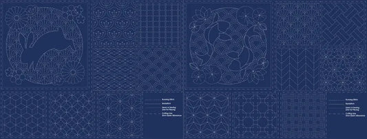 Sashiko panels