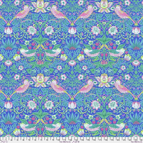 Kaffe Fassett + Morris & Co. - Strawberry Thief in Blue