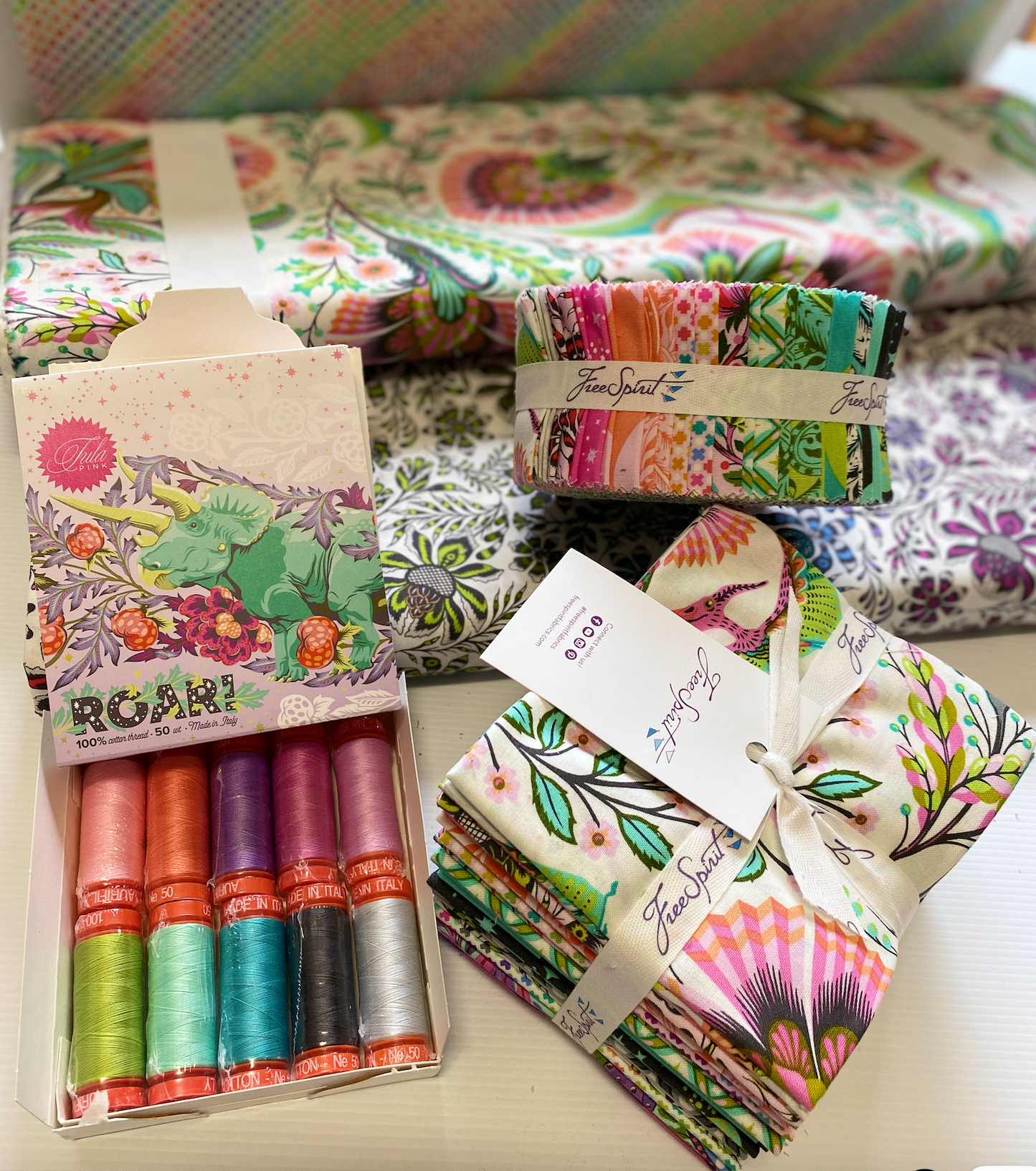 Aurifil Thread - ROAR! - Tula Pink thread collection