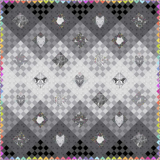Fade to Gray Quilt Kit - Free Spirit/Tula Pink