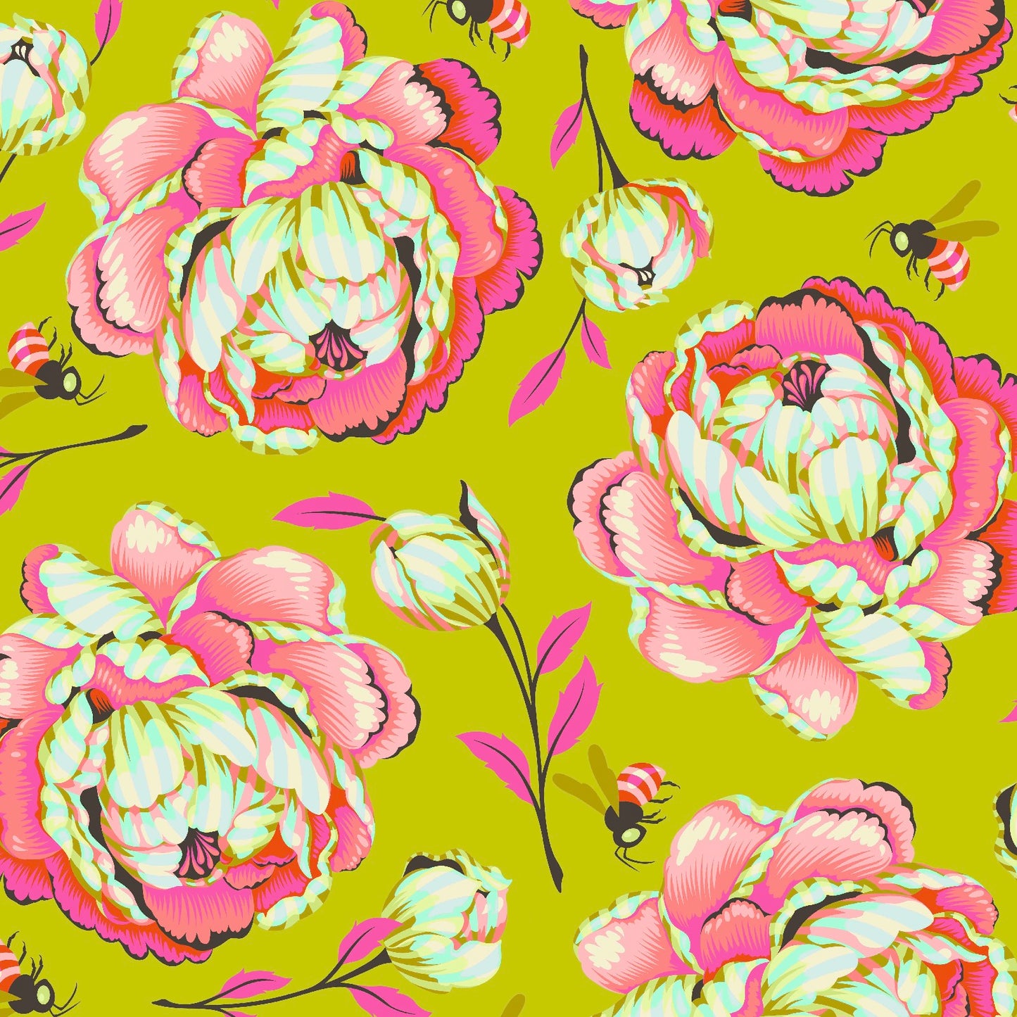 Moon Garden 108" wideback - Sonic Bloom - Dawn