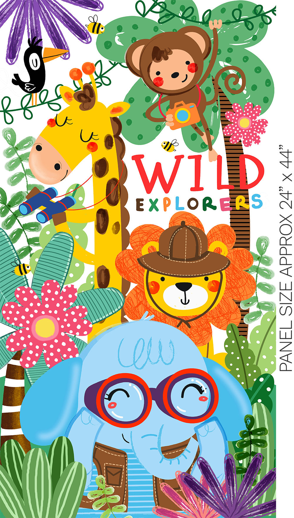 Jungle Explorers - kids fabrics