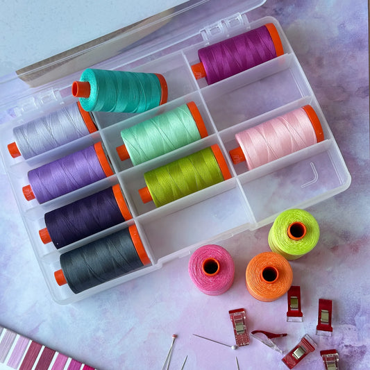 Aurifil Thread - Untamed + Neon - Tula Pink Collection