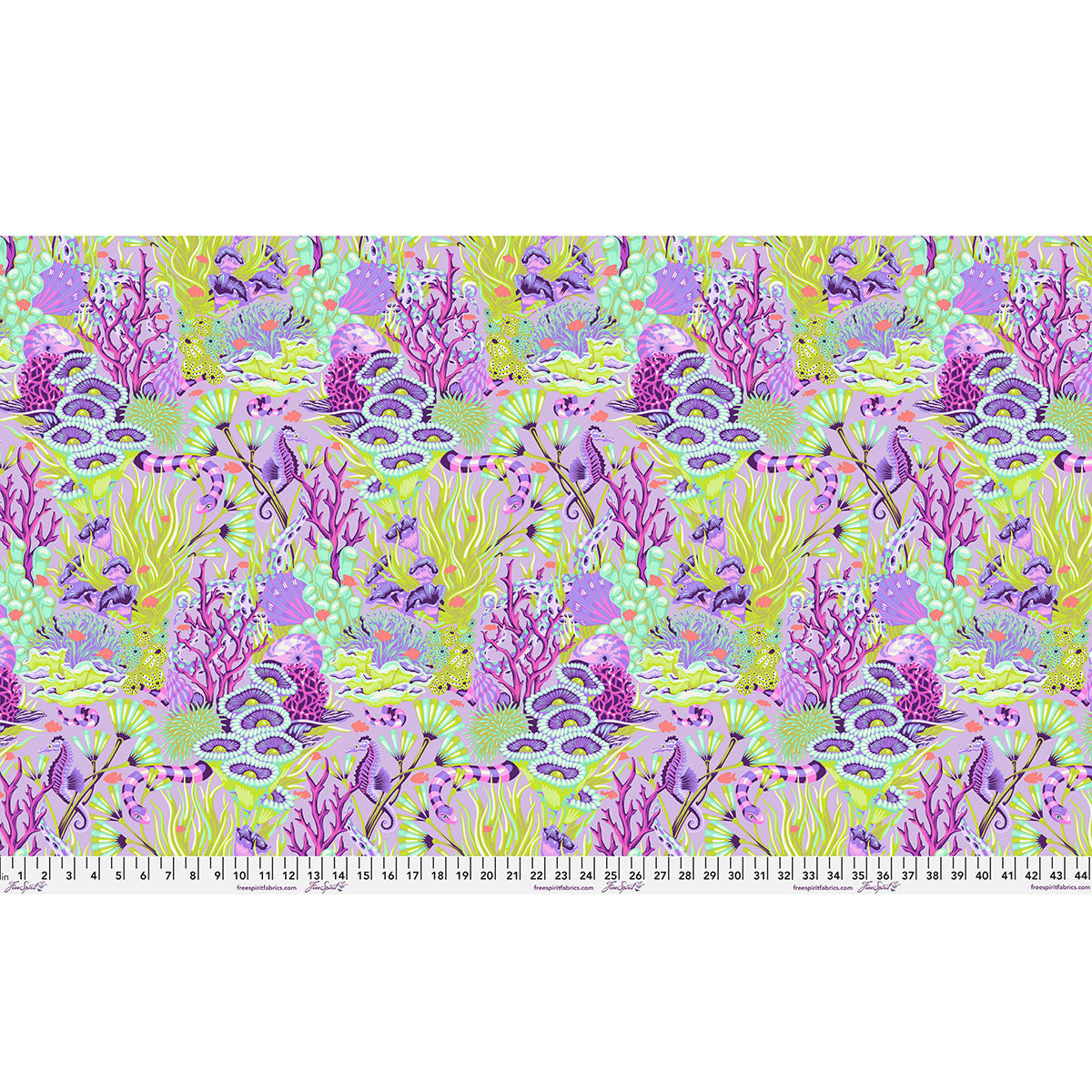 Floral Reef - Reef What You Sew - Ultraviolet - Tula Pink