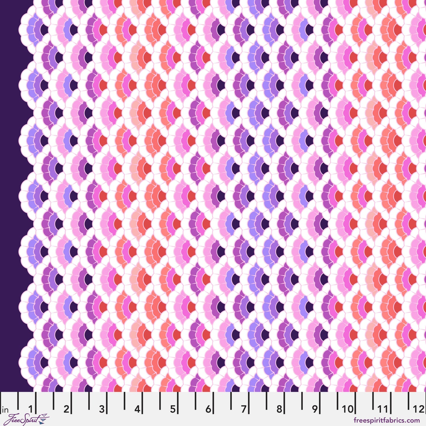 Floral Reef - Aquatic Lace - Ultraviolet - Tula Pink