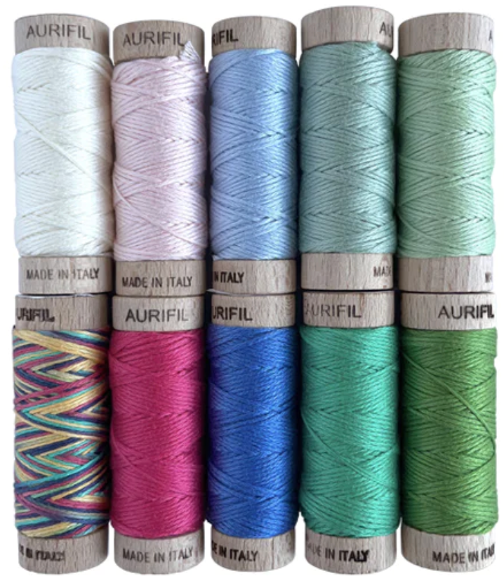 Aurifil Thread - Hand Stitching with the Last Homely House - Kate Jackson floss