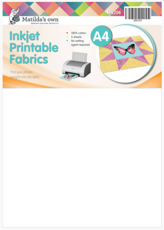 A4 Inkjet Fabric sheets